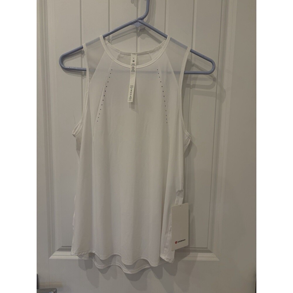 NWT Lululemon Women Sculpt Tank  Reflective Details Size 6 MSRP $64
